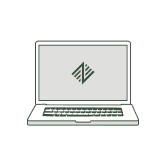 Laptop with Pivot Bio Logo