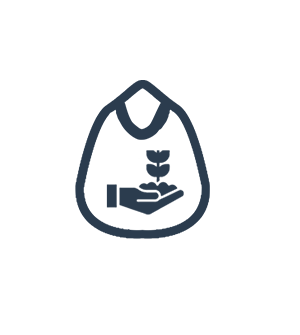 illustration of seed with hands