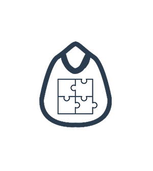 illustration of seed with puzzle pieces