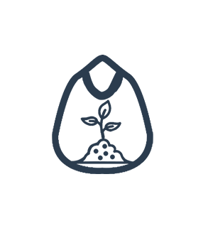 illustration of seed with seedling